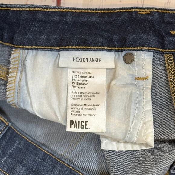 Paige Denim Jeans Women’s Size 27 Hoxton Distressed Ankle - Picture 9 of 12